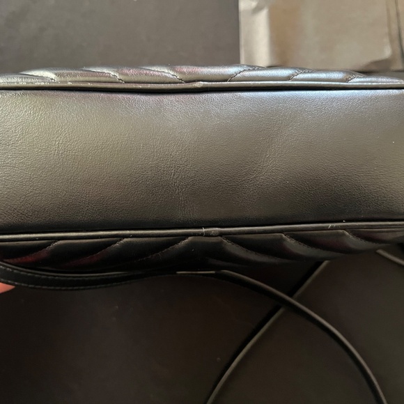 YSL All Black Lou Camera Bag - Like New with back pocket - Picture 7 of 16